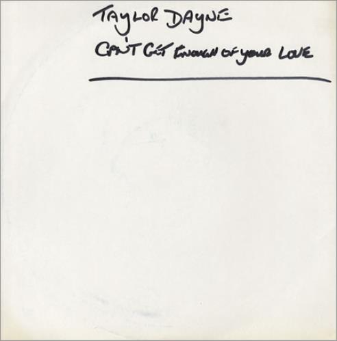 Taylor Dayne Can't Get Enough Of Your Love UK Promo 12